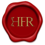 Red seal logo with initials HFR